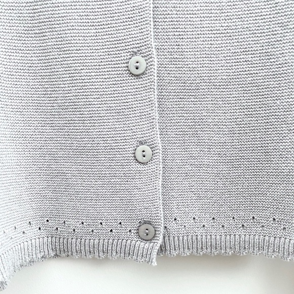 Beautiful Cotton with Shimmer Cardigan for Girls - Picture 6 of 7